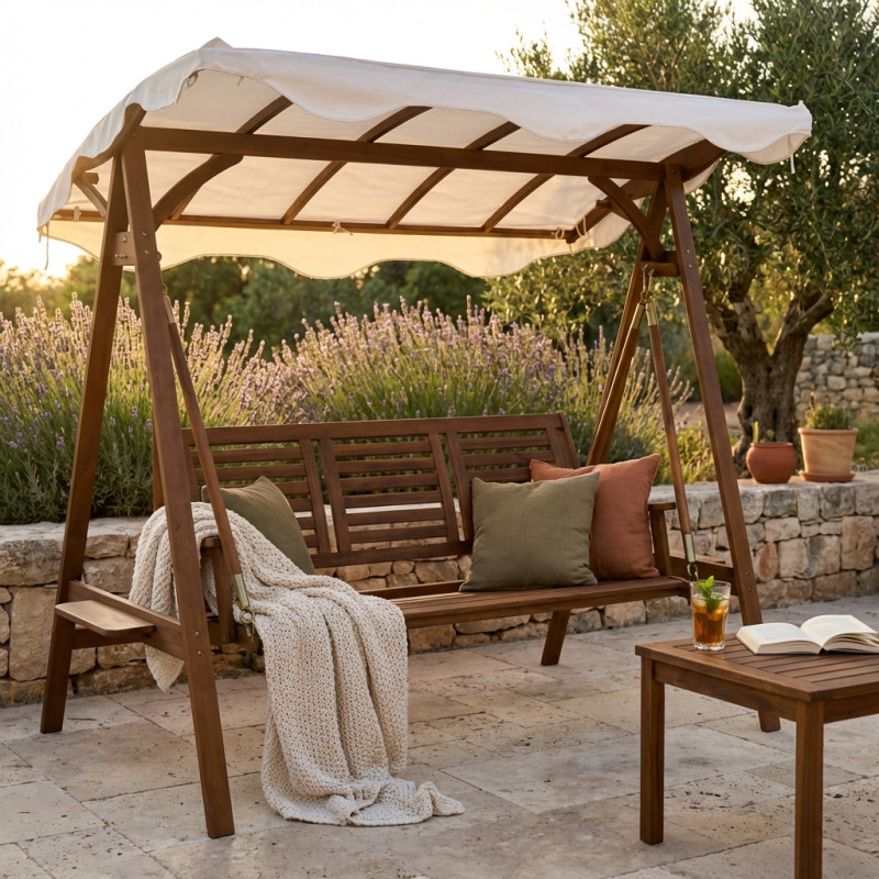 Il lato rilassato dell'outdoor: idee homeinspo con amache e dondoli da giardino