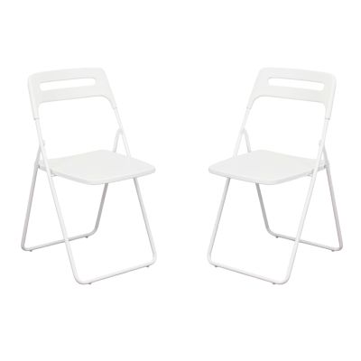 UXIOR - set 2 sedie in polipropilene pieghevole