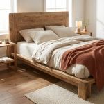 PEZ - letto in legno di pino invecchiato