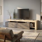 TOKE - porta tv di design con 3 cassetti