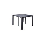ARIZONA - set tavolo in alluminio cm 85 x 51,50/104/156/208/260 x 74 h con 10 poltrone Lotus