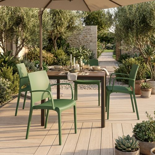 VOLGA - poltrona da giardino in plastica