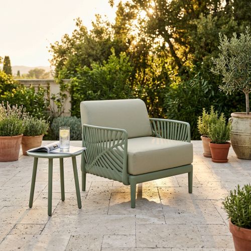 ASH - Poltrona da giardino in polipropilene