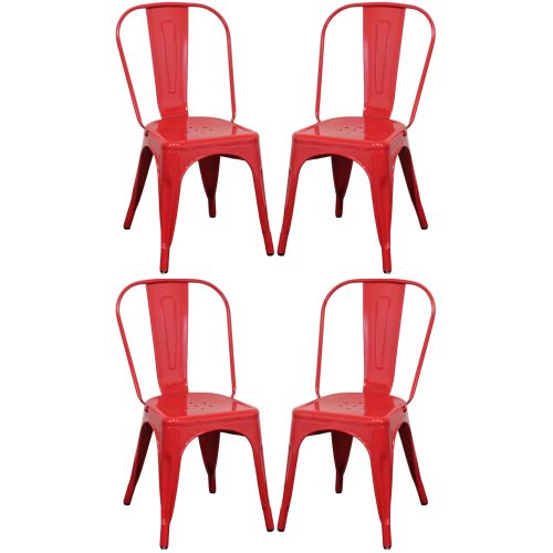 AGATHA - Set 4 sedie industrial