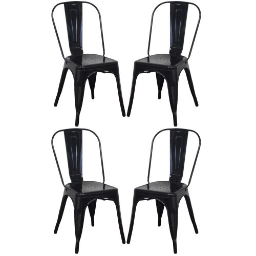 AGATHA - Set 4 sedie industrial