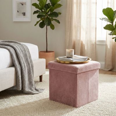 KATI - pouf quadrato in velluto