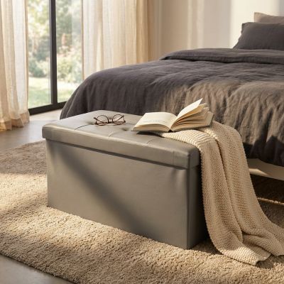 IRO - pouf rettangolare in ecopelle
