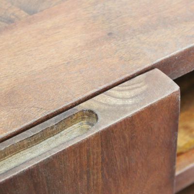 LUNA - porta tv in legno massiccio
