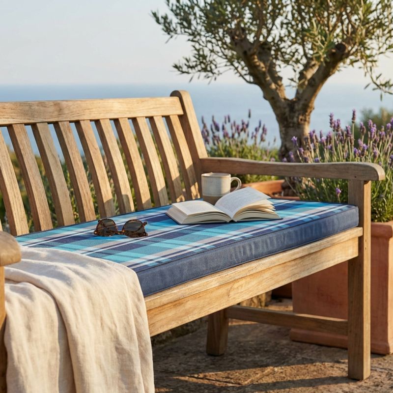 LONG FLATTY - cuscino 150 con doppia cucitura idrorepellente a quadri