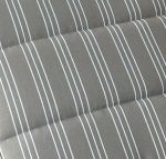 KING - cuscino sdraio con doppia cucitura idrorepellente a righe