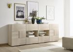 DOMO - madia di design moderno 2 ante e 4 cassetti