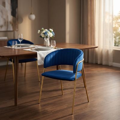 SOLANA - sedia di design moderno in velluto