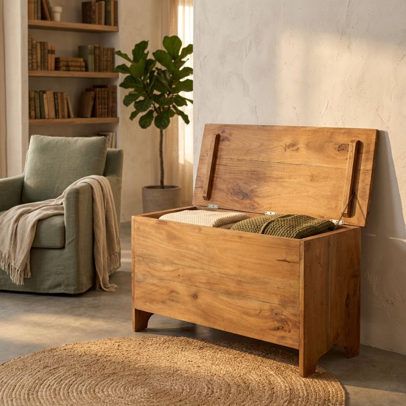COMPTON - baule in legno riciclato