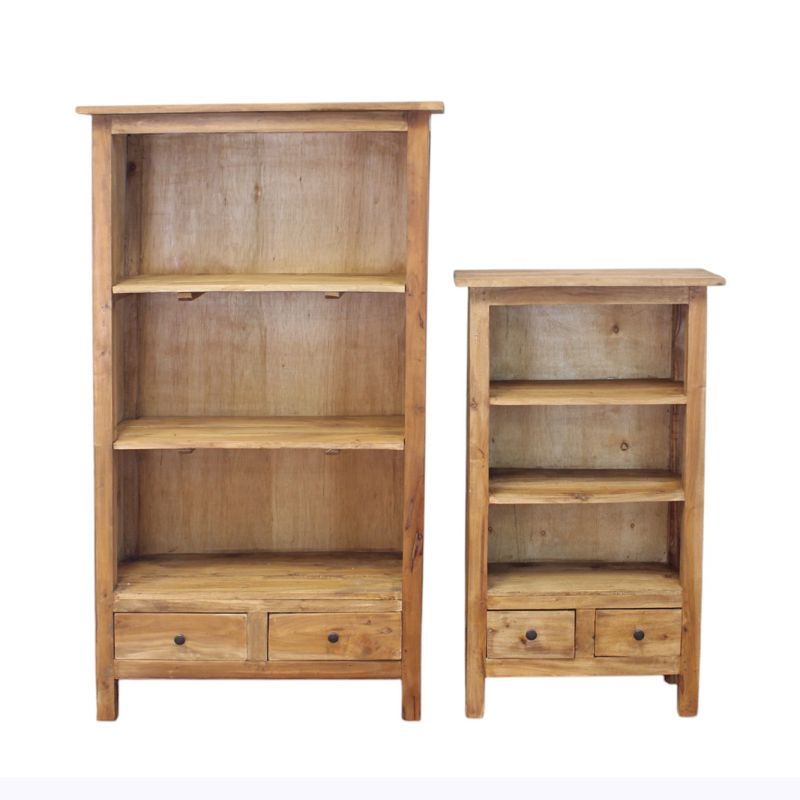 VILMA - set due librerie in legno di mogano