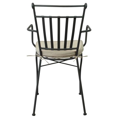 ODETTE - poltrona in metallo verniciato a polvere antracite