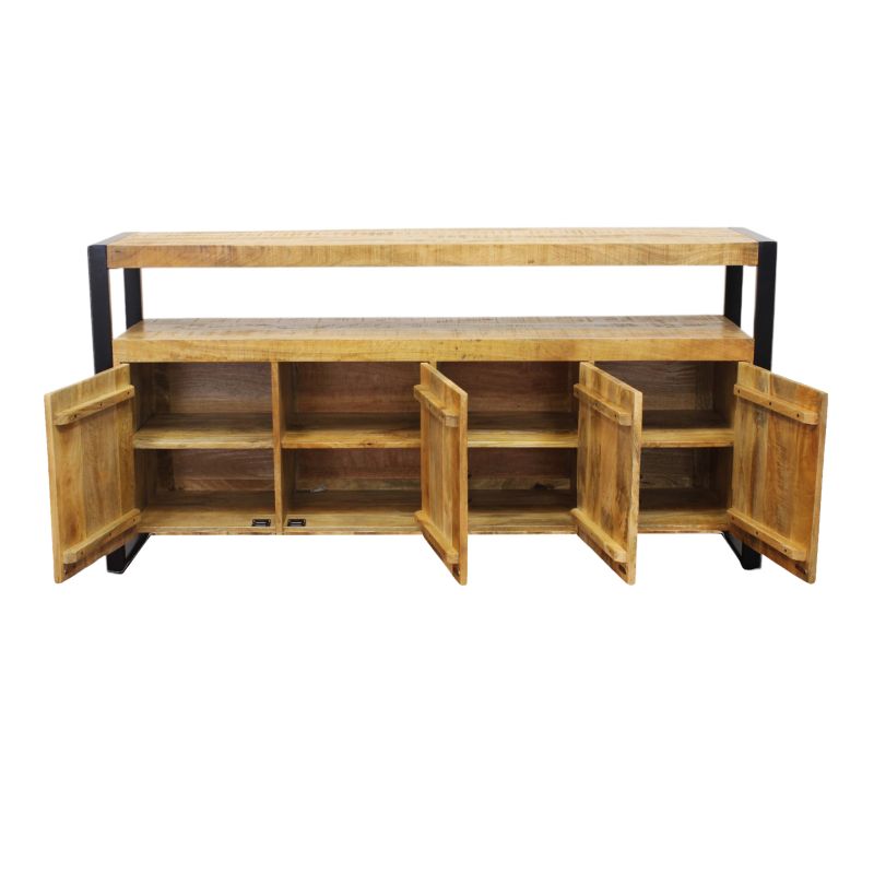 FOX - mobile in legno di mango con 4 ante