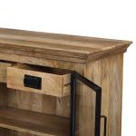 SIENNA - mobile in legno di mango con 2 ante
