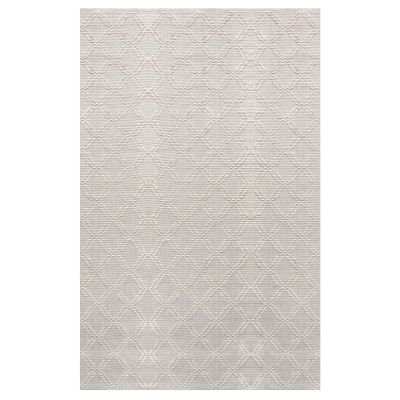 SAUL - tappeto in lana avorio con decoro