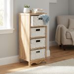 CRONO - mobiletto in legno con 4 cassetti