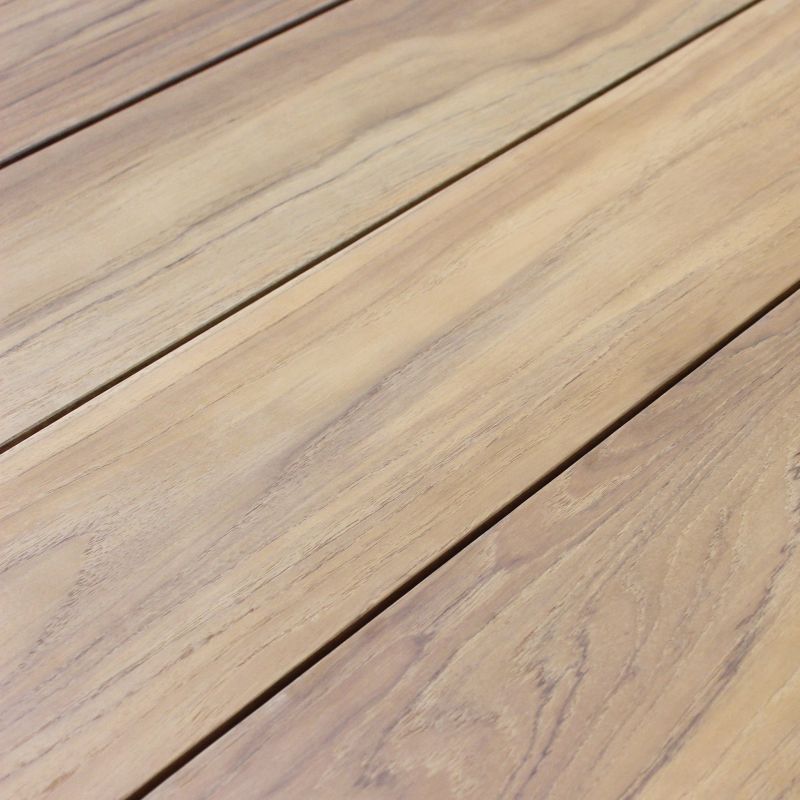 COPERNICO - struttura in alluminio verniciato bianco o antracite, piano in teak