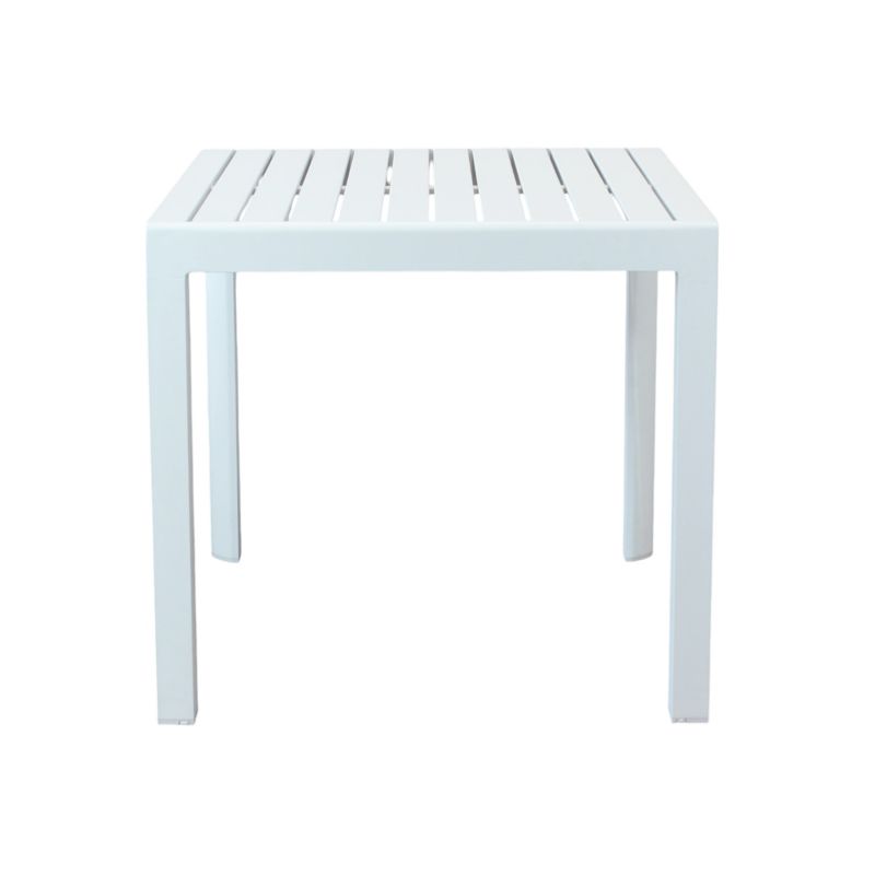 ALBEN - tavolo con struttura in alluminio 80 x 80