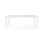 IMPACTO - tavolo allungabile in alluminio 150/200 bianco o antracite