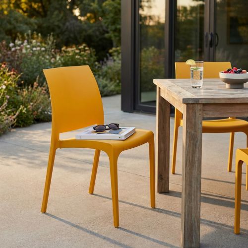 VOLGA - sedia da giardino in plastica