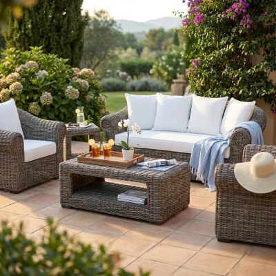 BELINDO - salotto in rattan