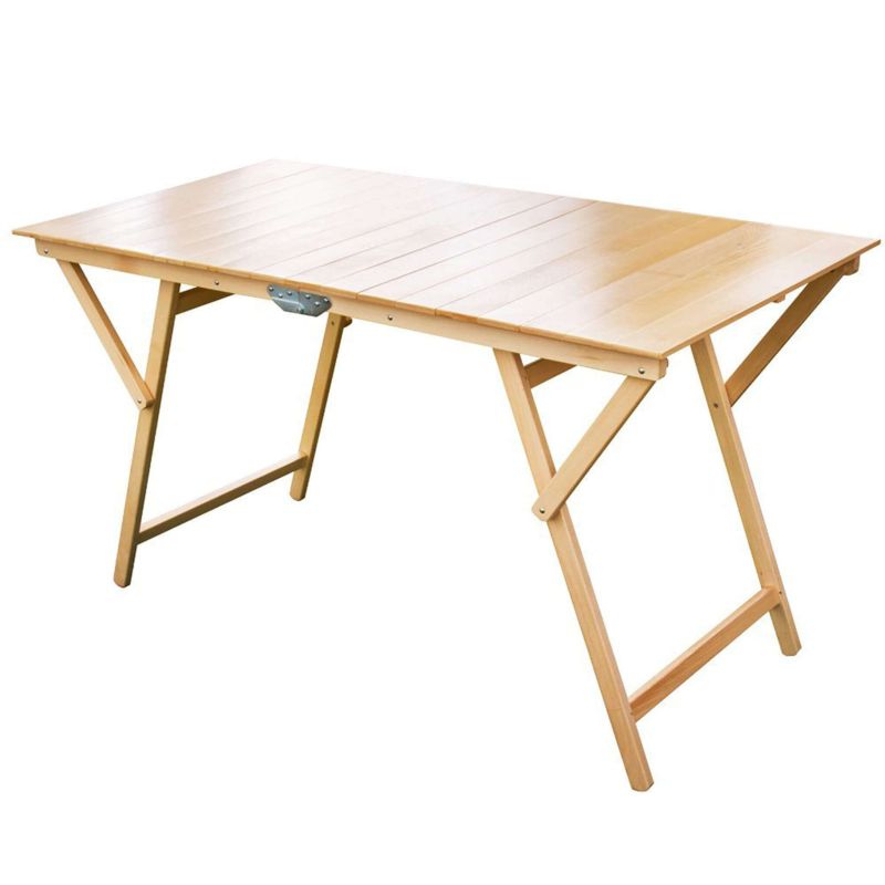 LUDICRUS - tavolo da giardino pieghevole salvaspazio in legno