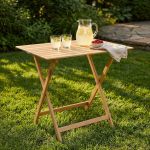 PIC-NIC - tavolo da giardino pieghevole salvaspazio in legno