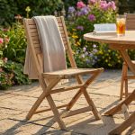 ORATOR - sedia da giardino pieghevole in legno di teak