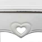 CAROLINE - cassettiera 3 cassetti in legno di paulownia shabby chic