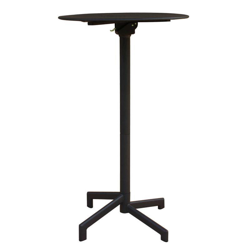 OPERA - set tavolo in metallo cm Ø 60 x 102 h con 2 sgabelli Opera