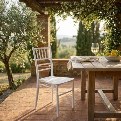 WOLY - sedia da esterno vintage in resina