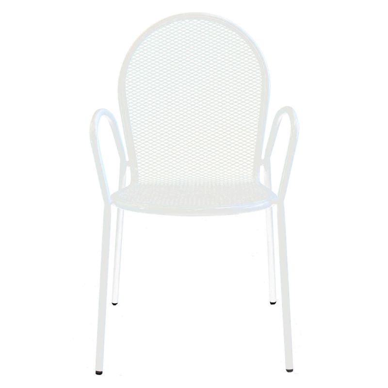 OPERA - set tavolo in metallo cm Ø 60 x 74 h con 2 poltrone Maris