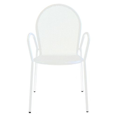ROMANUS - set tavolo in metallo cm 60 x 60 x 72 h con 2 poltrone Maris