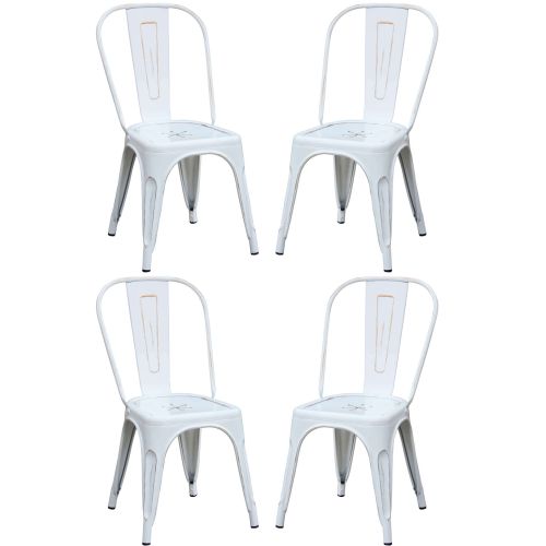 AGATHA - sedia industrial set da 4