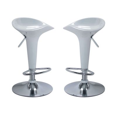 BLANCO - sgabello moderno da bar e sala da pranzo set da 2