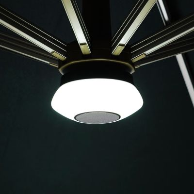 VOLTA - modulo led e cassa bluetooth per ombrellone VOLTA