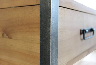 NEPO - libreria in legno e acciaio