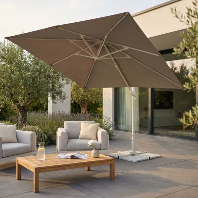 BACTRUS - ombrellone da giardino decentrato 3 x 4 m