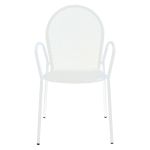 INDEX - set tavolo in metallo cm 80 x 80 x 73h con 2 poltrone Maris