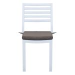 DEXTER - set tavolo in alluminio cm 200/300 x 100 x 74 h con 8 sedie e 2 poltrone Dexter
