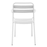 ROMANUS - set tavolo in metallo cm 110 x 70 x 72 h con 4 poltrone Romanus