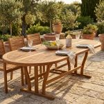 GENIUS - tavolo da giardino allungabile in legno massiccio di acacia