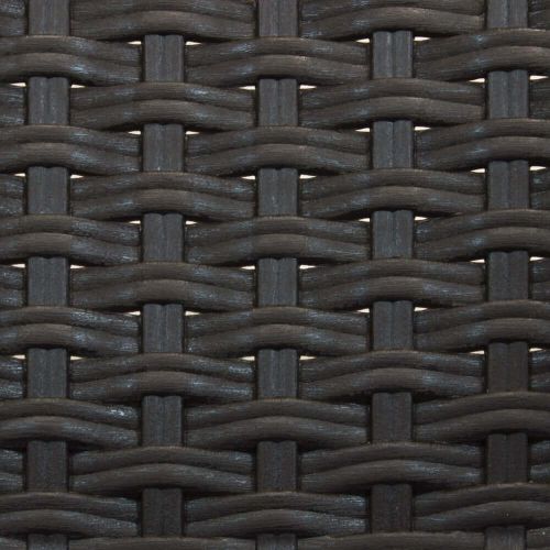 CALIGOLA - set tavolo inresina effetto rattan cm 150 x 90 x 74 h con 6 poltrone Alma