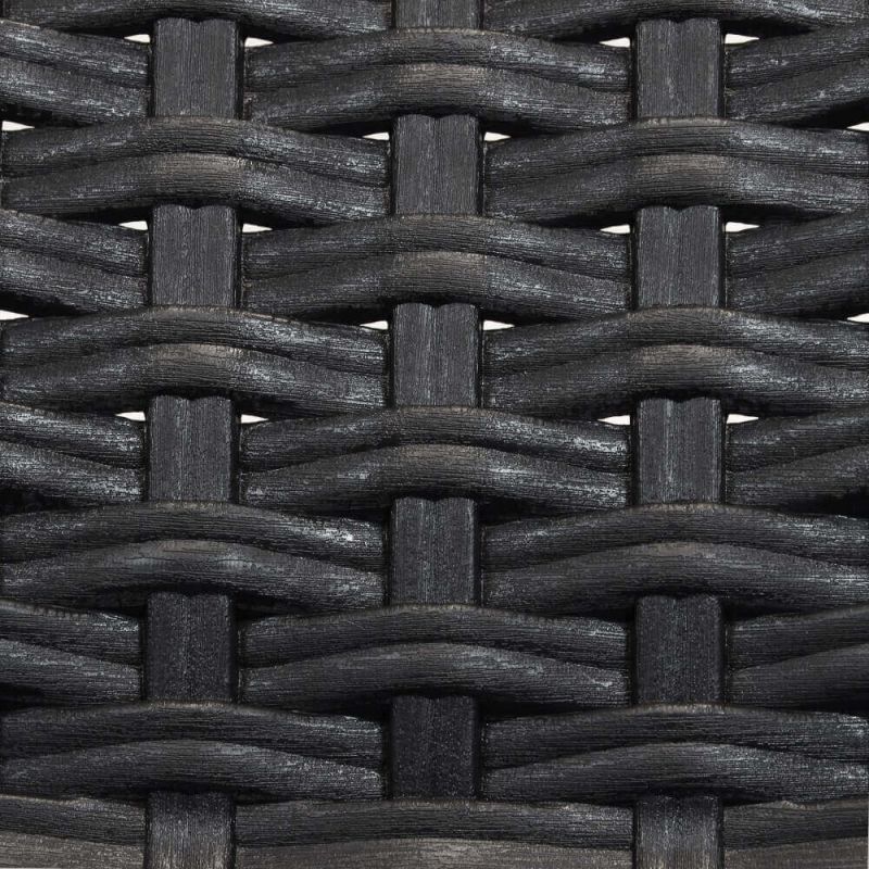 CALIGOLA - set tavolo in resina effetto rattan cm 150 x 90 x 74 h con 6 poltrone Alma