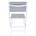 ABELUS - set tavolo in alluminio cm 70 x 70 x 73 h con 2 sedie Gaja