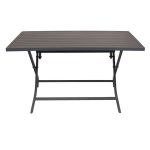ABELUS - set tavolo in alluminio cm 130 x 77 x 73 h con 4 sedie Gaja