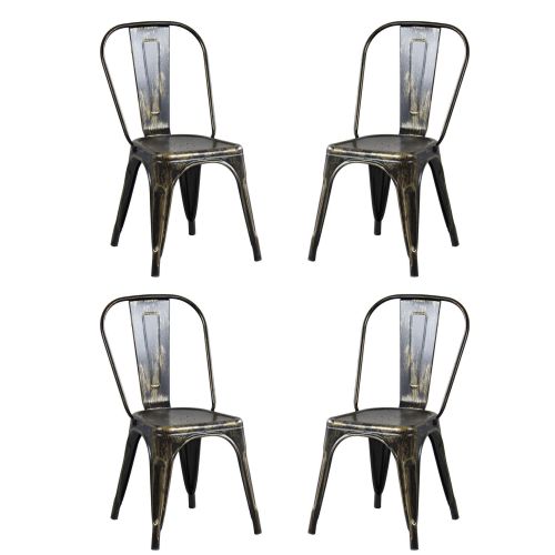 AGATHA - sedia industrial set da 4